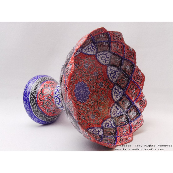 Enamel on Copper Pedestal Candy/Nut Bowl Dish HE3013 Persiada